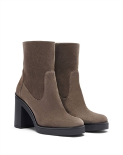 Замшевые сапоги Bethenny, серый Stuart weitzman
