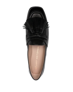 Мокасины Lindi с кисточками, черный Stuart weitzman
