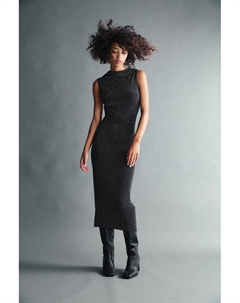 Сапоги на высоком каблуке, черный Pull & bear