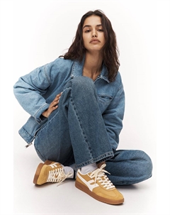 Ретро-Кроссовки, желтый Pull & bear