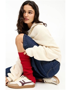 Ретро-Кроссовки, экрю Pull & bear