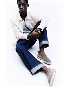 Контрастные эспадрильи, черный Pull & bear