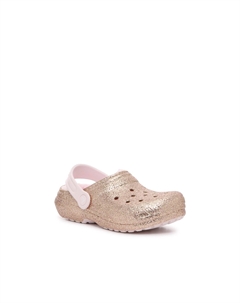 Сабо Classic Glitter Lined, золотистый Crocs