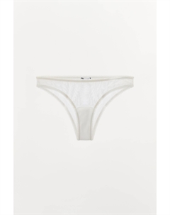 Трусы Lace Mesh, светло-кремовый Zara