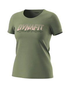 Женская футболка CO с графическим рисунком, оливковый Dynafit