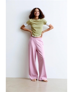 Прямые спортивные штаны, розовый Pull & bear