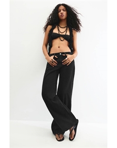 Джинсы прямого кроя, черный Pull & bear