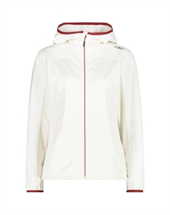 Женская куртка-худи из софтшелла, белый Cmp