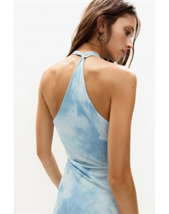 Платье миди с принтом, мультиколор Pull & bear