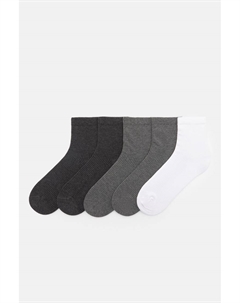 Упаковка из 5 пар носков, белый Pull & bear