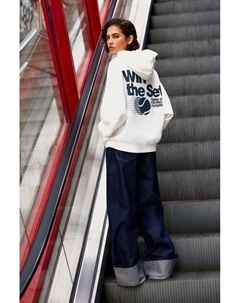 Толстовка с принтом «Теннис», белый Pull & bear