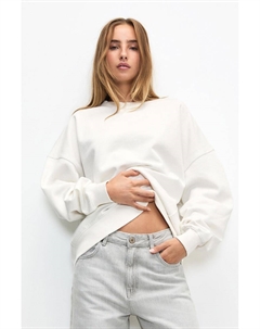 Толстовка оверсайз, белый Pull & bear