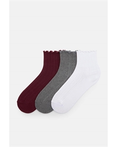 Упаковка из 3 пар носков, белый Pull & bear