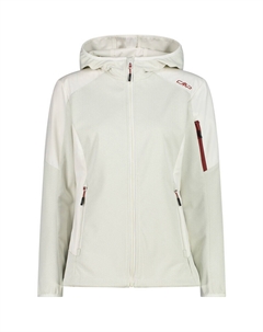 Женская легкая куртка с капюшоном из софтшелла, белый Cmp
