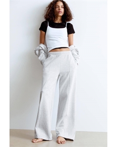 Прямые спортивные штаны, серый Pull & bear