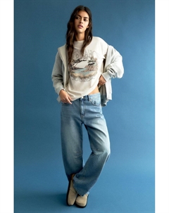 Футболка с надписью «Озеро Тахо», белый Pull & bear