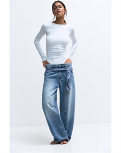 Боди из полиамида с открытой спиной, белый Pull & bear