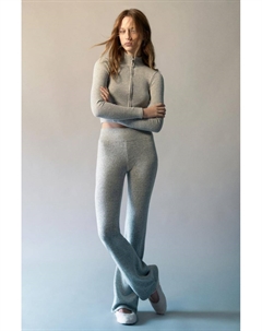 Мягкие расклешенные брюки, серый Pull & bear