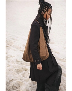 Сумка-Тоут из искусственной кожи, коричневый Pull & bear