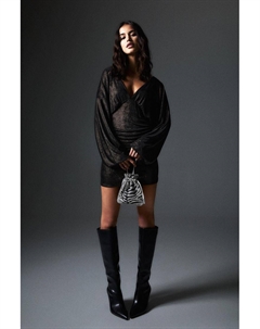 Сумка-Ведро с бисером, синий Pull & bear