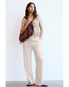 Сумка-Шоппер из шнура, коричневый Pull & bear