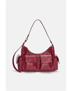 Сумка через плечо с несколькими карманами, красный Pull & bear