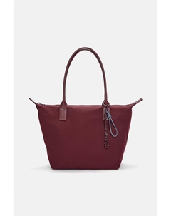 Сумка-Шоппер из нейлона с декоративной подвеской, бордовый Pull & bear