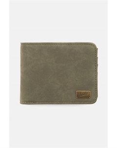 Кошелек из искусственной замши с логотипом, хаки Pull & bear