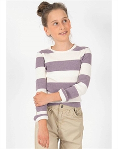 Лонгслив, цвет lila/weiß Blue effect