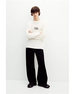 Толстовка «Не жалей ни о чем», белый Pull & bear