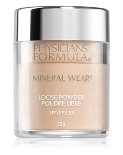 Рассыпчатая минеральная пудра SPF 15 Mineral Wear®, оттенок Translucent Light 12 г Physicians formula