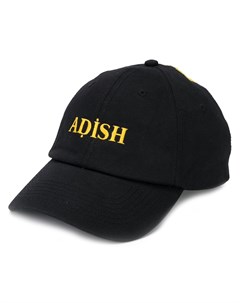 Adish кепка с вышитым логотипом один размер черный Adish