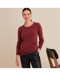 Пуловер с круглым вырезом из тонкого трикотажа другие Laredoute