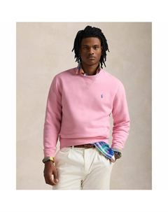 Свитшот с круглым вырезом Polo RL Fleece розовый Laredoute