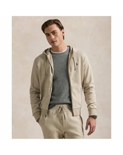 Свитшот с капюшоном на молнии технология Double Knit Tech бежевый Laredoute