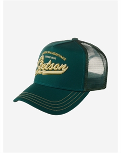 Бейсболка с сеточкой 7751171 TRUCKER CAP AMERICAN HERITAGE CLASSIC (зеленый), Зеленый Stetson