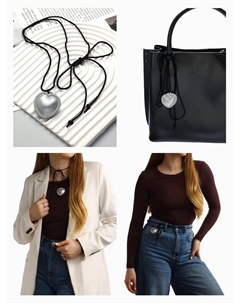 Чокер/кулон на шнурке Qf