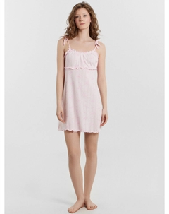 Сорочка ночная женская розовая с бантиками Mark formelle