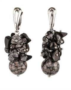 Серьги Бусики-колечки