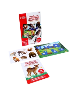 Развивающая игра на липучках Весёлые липучки