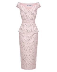 Твидовое платье Self-portrait