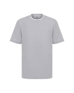 Хлопковая футболка Brunello cucinelli