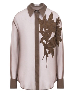 Шелковая блузка Brunello cucinelli