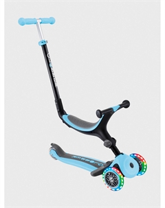 Пастельно-голубой самокат GO UP FOLDABLE PLUS LIGHTS Globber