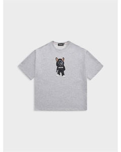 Футболка с принтом Бульдога Flashin'