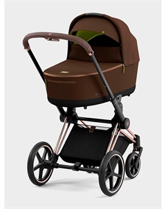 Коляска для новорожденных Priam IV люлька Khaki Green и шасси Rosegold Cybex
