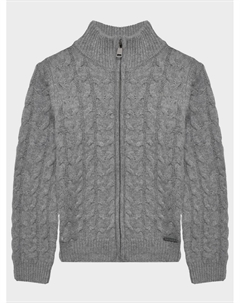 Кофта с застежкой на молнию, шерсть мериносов, серая Norveg