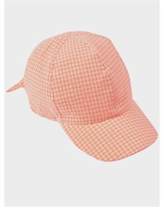 Оранжевая кепка в клетку Catya