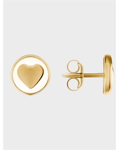 Серьги-пусеты "сердечки", золото 585 Sneak peek