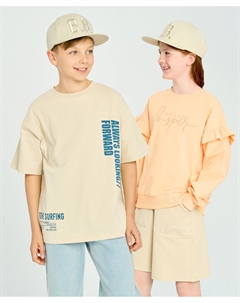 Кепка детская с вышивкой белая Button blue